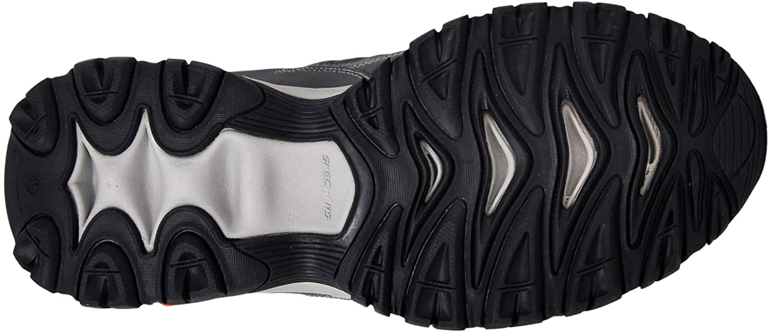 Skechers Men Cankton Athletic Steel Toe Work Sneaker, Charcoal/Orange, 12 M US - image 5 of 7