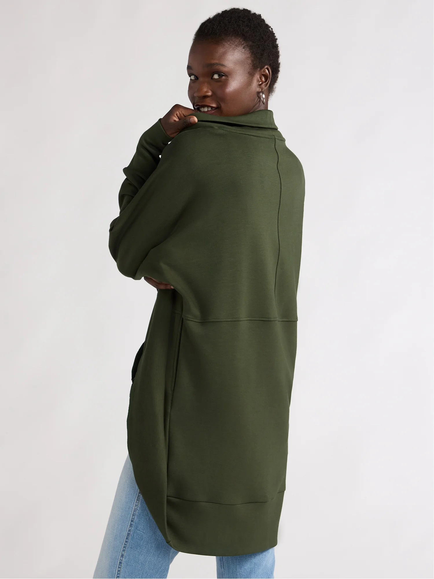 Scoop Women’s Ultimate ScubaKnit Cardigan, Sizes XS-XXL