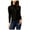 Black - deepblack, variant on bar III Womens Burnout Knit Blouse, Black, X-Small
