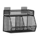 thumbnail image 4 of Cesta de almacenamiento BLESIY Cesta organizadora colgante de pared de metal 2 rejillas, 4 of 7