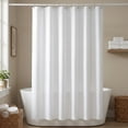 thumbnail image 5 of Unique Bargains Waterproof Geometry Shower Curtain Set with 12 Hooks White 71"W x 71"L, 5 of 7
