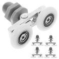 thumbnail image 4 of CHICHUMID 8PCS Shower Glass Door Rollers Replacement for Shower Cabins Metal, 4 of 8