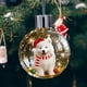 thumbnail image 5 of Bola Decorativa Adorno navideño de cristal con forma de perro en la nieve, ideal para decorar el árbol de Navidad (1 unidad). Rkxzt, 5 of 9