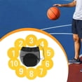 thumbnail image 6 of GARENDE 10x Numbered Floor Spoting Markers for Court Floor Indoor Outdoor Basketball Yellow, 6 of 9