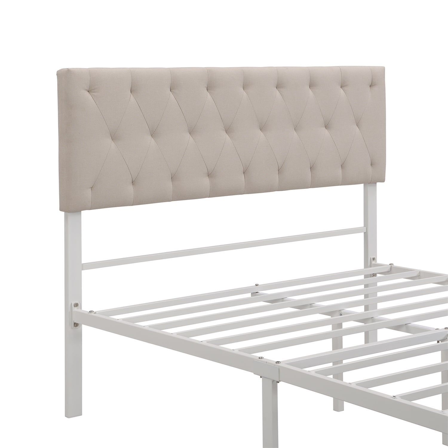 Kadyn Full Bed Frame Heavy Duty, Metal Platform Bed Frame, Sturdy Steel Frame, Support Up to 400lbs, No Box Spring Needed, Noise-free, Easy Assembly, Beige&Full Kadyn Full Bed Frame Heavy Duty, Metal Platform Bed Frame, Sturdy Steel Frame, Support Up to 400lbs, No Box Spring Needed, Noise-free, Easy Assembly, Beige&Full