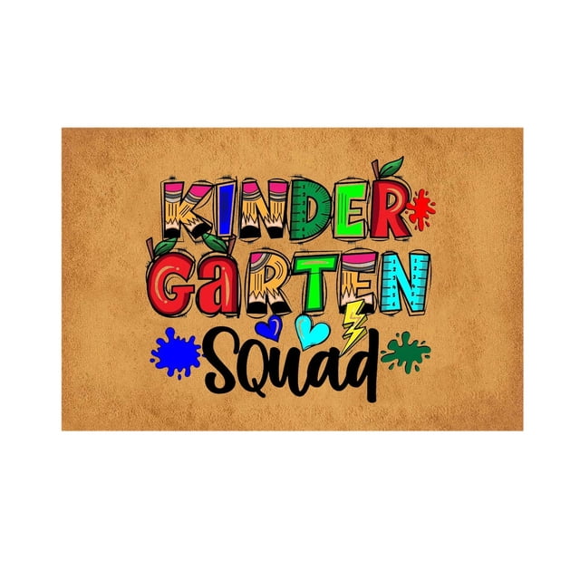 Natural Summer Doormat with Non-Slip Backing, Funny Cute Front Floor Carpet Rugs for Kitchen mats, Front Back Doors, Pets and Dogs, Home Indoor Outdoor Decorations
