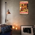 thumbnail image 2 of Placa Metal Vintage para Mujer Baño Pintura Hierro Rectangular Pared 30x40cm, 2 of 9