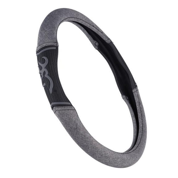 Browning C000124500199 Chevron 2-Grip Steering Wheel Cover - Heather Black