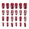 thumbnail image 1 of unbranded 24Ud Falsas Ecológicas Color Marrón Para Manicura Con Larga Duración Y Sin, 1 of 8