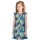 thumbnail image 1 of Balery Hawaiian Style Camisón de princesa para niñas, pijama de algodón con mangas abullonadas, suave y bonito.-Large, 1 of 6