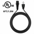 thumbnail image 5 of FITE ON Compatible 6ft UL AC Power Cable Replacement for Replacement for Sceptre E248W-19203R 24"1080p LED Monitor Cord PSU, 5 of 5