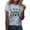 Grey, variant on Womens Trust Me I Watch On Patrol Live Cop T Shirt - Casual Crew Neck Short Sleeve Top - Funny Printed Design for Summer