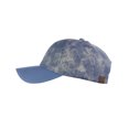 thumbnail image 3 of NYFASHION101 Distressed Look Cotton Blend Precurved Baseball Cap Hat - Ice Blue, 3 of 4