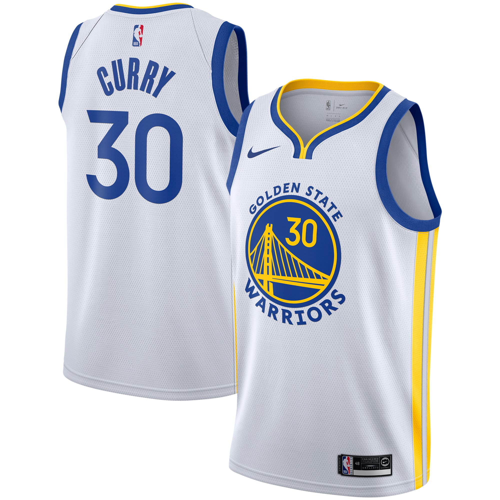 Stephen Curry Golden State Warriors Nike 2019/2020 ...