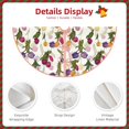 thumbnail image 3 of Gaeub Tulips Flowers Print Christmas Tree Skirt,Christmas Decorations,Round Xmas Skirt for Christmas Indoor Decorations Xmas Winter Holiday Party Supplies-36", 3 of 6