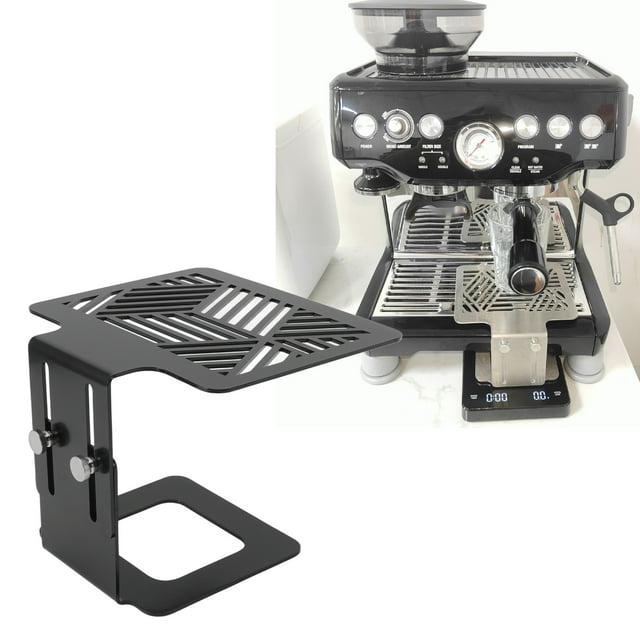 Support de Balance Électronique pour Machine à Café, Hauteur Réglable, Support de Balance en Acier Inoxydable, Support de Balance Électronique pour Machine à Café, Support de Pesée pour Balance à Café, Balance à Café Réglable