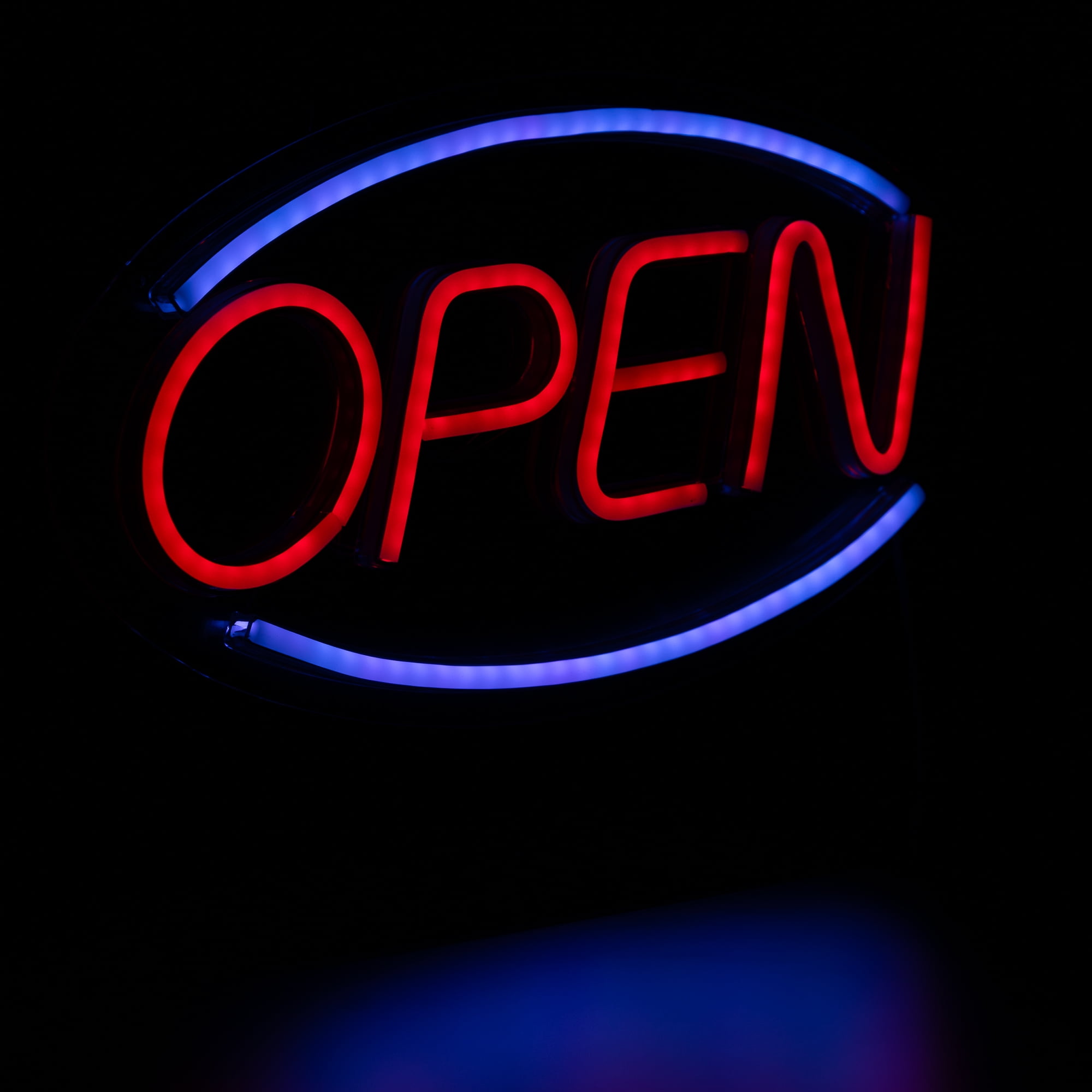 Northlight LED Open Neon Lighted Wall Sign - 17.75" - Red and Blue