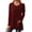 Wine, variant on Baberdicy Women's T-Shirts Womens Long Sleeve Sweatshirts Color Block Crewneck Sweaters Tunic Tops Womens Tops Army Green