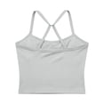 thumbnail image 4 of Soft Jogger Tank Tennis Top for Everyday Wear and Men/Women Sleeveless Tee for Gym Yoga Running Outdoor Training Light Gray L, 4 of 5