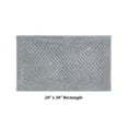 thumbnail image 3 of Better Trends 20" x 30" Bathroom Rug 100% Cotton, Extra Soft Tufted Reversible Bath Mat, Water-Absorbent, Machine Washable (Silver) Trier Collection, 3 of 5