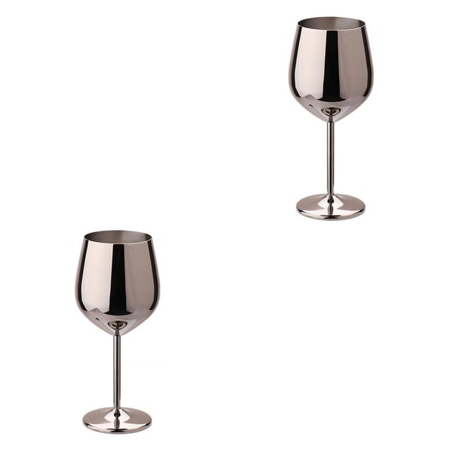 Wosthever Copa de vino de acero inoxidable, copa de cóctel de una sola capa, herramienta de cocina, copas de doméstico para accesorios de Type2 NO2