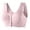 Pink, variant on Bras for Women, Lightweight Wireless Push Up Soft Bra For Summer Breathable Front Closure Bra With No Padding Thin Front Closure Bra For Comfortable Tan Bra for Women Beige 44