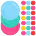 thumbnail image 4 of KAKOWELY 100 platos de papel desechables para tartas, de colores, para decoración de fiestas de cumpleaños., 4 of 5