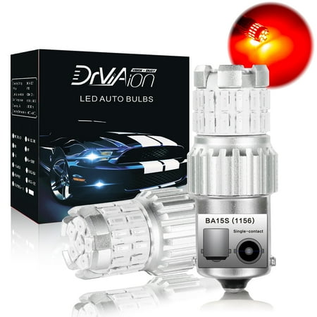 

2 Pcs LED Light Bulbs 1156/1157/7443/3157 LED Bulbs for Brake Lights Backup Reverse Lights， Reverse Tail Lights (Red Light)