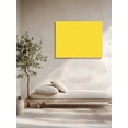 thumbnail image 5 of Yellow Wall Art for Living Room, Canvas Picture Wall Decor for Bathroom Bedroom, Pure Yellow Painting Artwork for Office Kitchen Hallway Dining Room Home Decorations 12"x16", 5 of 8