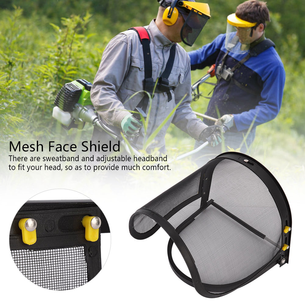 KESYOO Transparent Face Cover Windproof Transparent Full Face Visor Electrician Face Cover for Industrial Garden Working Outdoor Supplies 