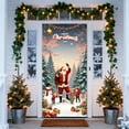 thumbnail image 6 of Uutvery Christmas Holiday Door Cover 35x72 Inches, Santa Claus Pattern with Quality Material,Xmas Door Hanging Decor for Seasonal Decorations and Parties, 6 of 6