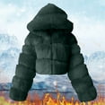 thumbnail image 2 of Women's Hooded Jacket Cozy Long Sleeve Winter Outerwear For Thermal Comfort And Style, 2 of 4
