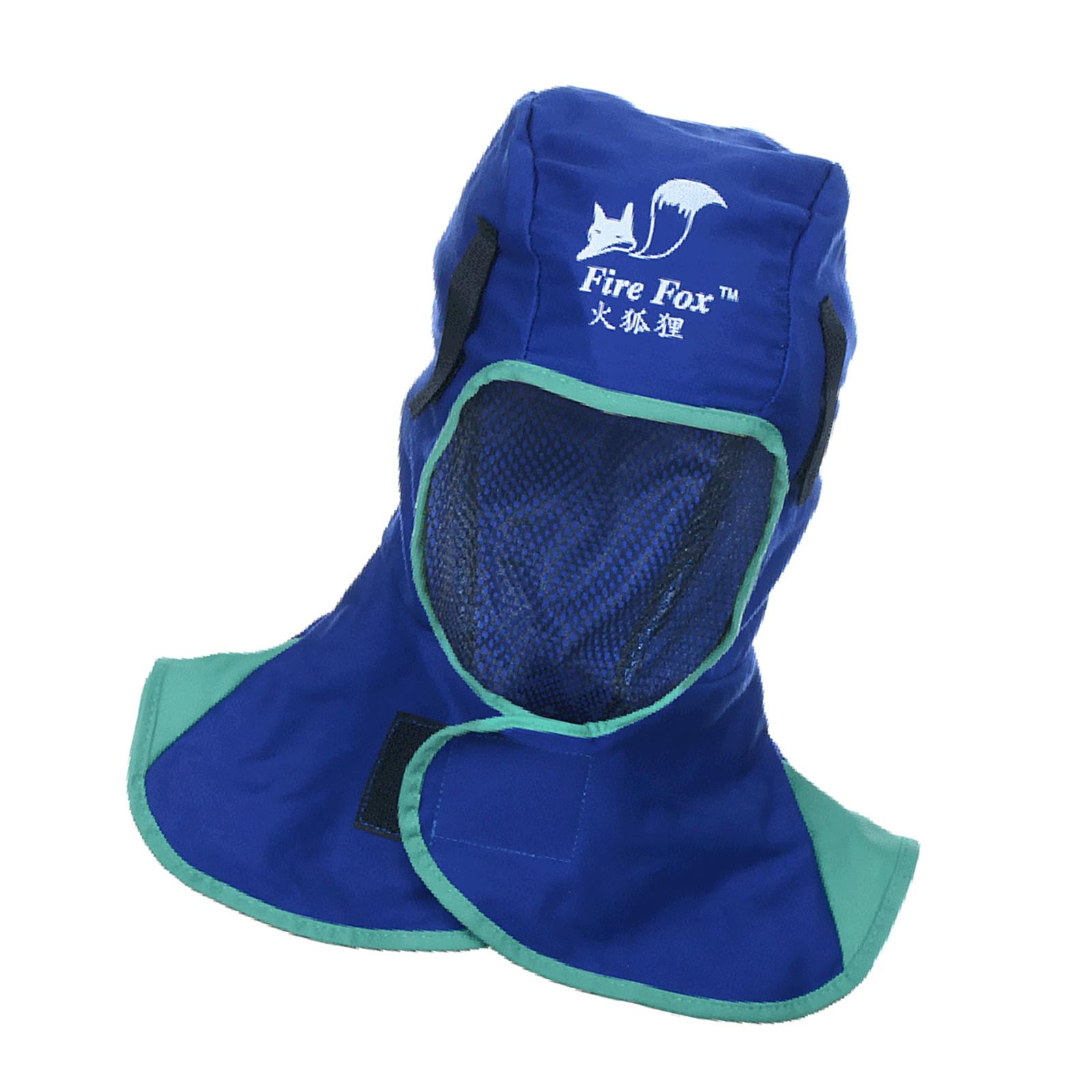 Miulika 3Pcs (1xOrange&2) Washable Flame Retardant Helmet Comfort Welding Neck Hood Welder Head Cap Cover 410mm
