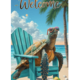 thumbnail image 2 of Colorful Theme Welcome Party Banner Tropical Beach Theme Turtle Design Pineapple Cocktail, 2 of 8