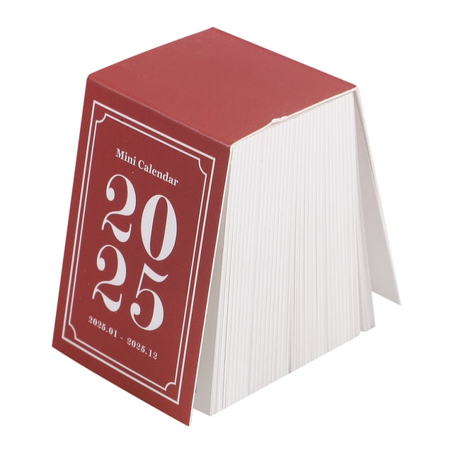 Calendario de escritorio para el hogar, 1 libro, calendario de escritorio de oficina rasgable, planificación del tiempo Vintage, calendario rasgable