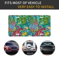 thumbnail image 5 of Zufioo Turtles Print Car Aluminum Front License Plate, 12x6 Inch Decorative Personalized Car License Plate Car Accessories, 5 of 8