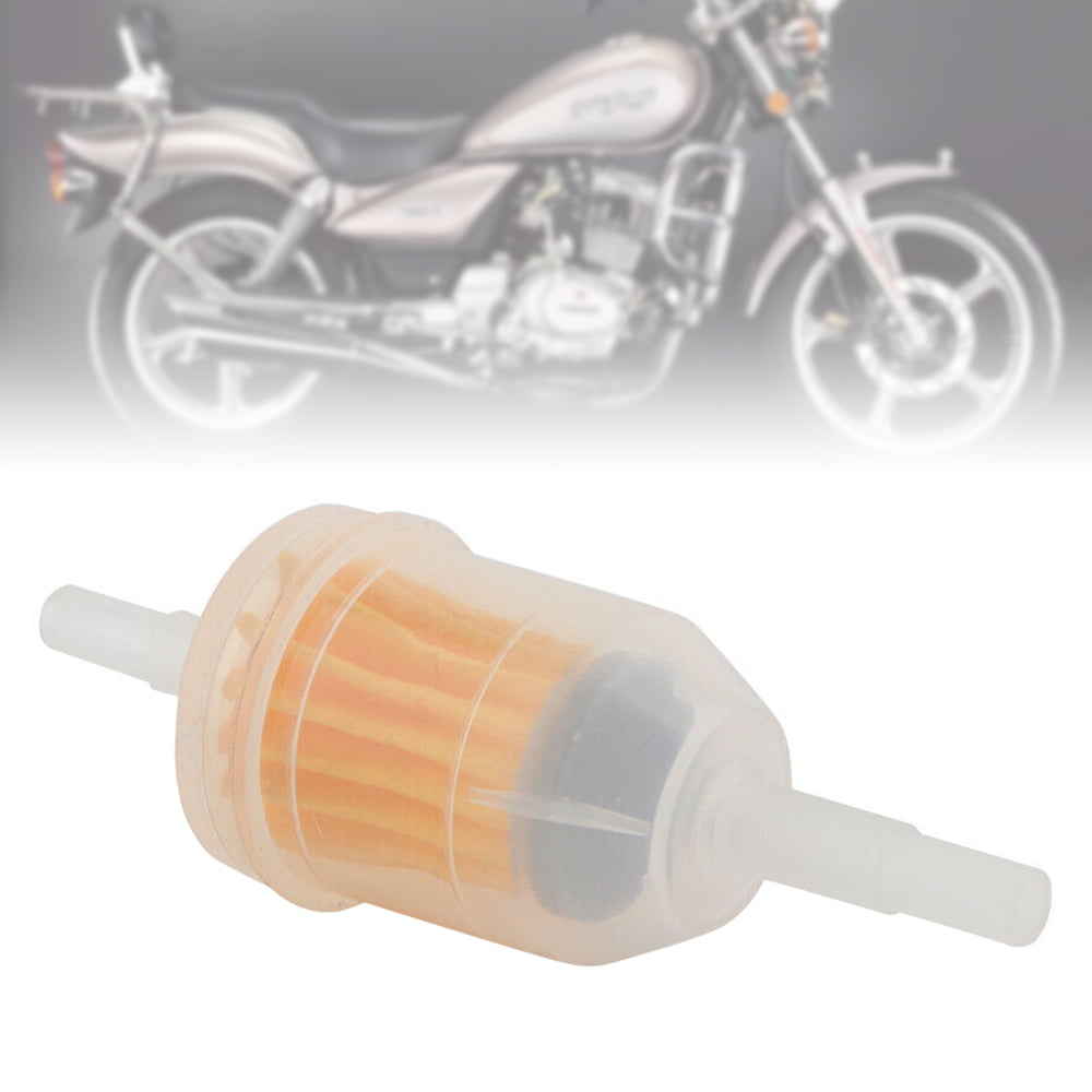 10 Plastic Inline Fuel/Gas Filter for Motocycle Mini Small Engine 1/4" 6-7mm