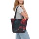 thumbnail image 2 of Disketp Red Moon Shark Sailboat Bolsa de Hombro Casual para Mujer, Bolso Cruzado para Compras, Viajes y Uso Diario, 2 of 6