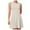 Beige, variant on vigerkar Women's 2025 Summer Sleeveless Tank Mini Dresses Crew Neck A Line Flare Party Short Dress Blue, XL