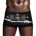 thumbnail image 3 of Compass Graphics Men's Mesh Boxer Briefs Cooling Breathable Sports Underwear Vertical Fly, 3 of 5