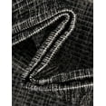 thumbnail image 4 of Unique Loom Outdoor Border Collection Area Rug - Soft Border (7' 10" Square Black/Ivory), 4 of 7