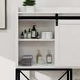 thumbnail image 4 of Over The Toilet Storage Cabinet,Bathroom Shelves Over Toilet,8-tier Mass-Storage with Wooden Cabinet,White, 4 of 7