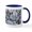White/Navy Inside, variant on CafePress - Petoskey Stone Photo Coffee Mug - 11 oz Ceramic Mug - Novelty Coffee Tea Cup