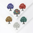 thumbnail image 3 of WINDLAND Stylish Tree Of Life Safety Pin Brooch Beautiful Tree of Life Secure Clip Brooch Accessory Stylish Lapel Pin Adornment, 3 of 16