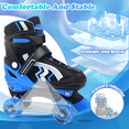 thumbnail image 3 of JZY Children's Adjustable Roller Skates for Boys & Girls – Full Light-Up Wheels, Suitable for Beginners Aged 5-8 & 8-12, Ideal for Indoor & Outdoor Sports, 3 of 7