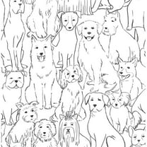 Black & White Paws On Peel & Stick Wallpaper