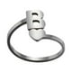 thumbnail image 1 of Anillos para mujer, regalos de moda para mujer, 26 anillos con apertura de letras en inglés, joyería de acero inoxidable para niñas, anillo de moda, 1 of 3