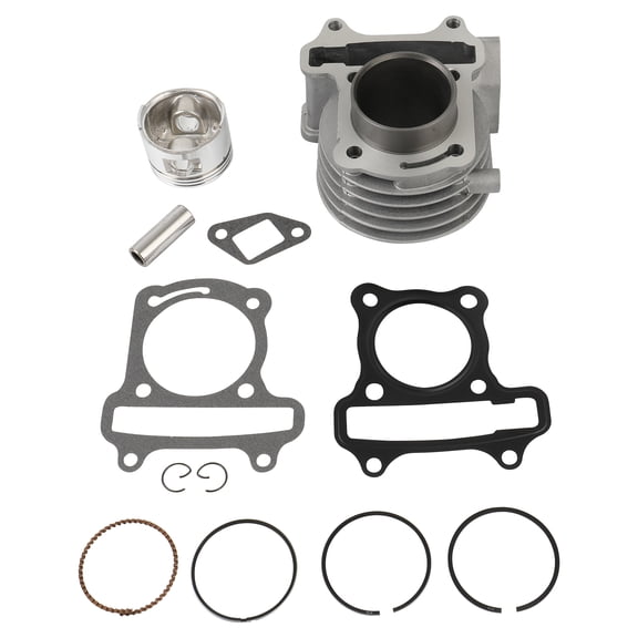 SCITOO Cylinder Piston Gasket Top End Rebuild Kit Fit for 50cc, 60cc, 80cc Chinese Scooters with GY6, QMB139 Engines