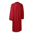 thumbnail image 3 of Endea Graduation Matte Red Graduation Gown  Cap, 3 of 9