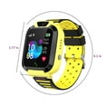 thumbnail image 2 of Nkmbld Portable Wristwatches Watch for Boys Girls 3-12 with Games Video Camera Player Call 12/24 Hour Clock Flashlight Calculator Touchscreen, Yellow, 2 of 8